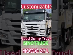 Manuale 10 ruote Sinotruk Dump Truck 351 450hp 20 metri cubi utilizzati con 2 cambio inverso