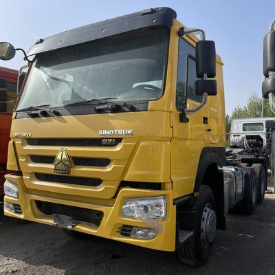 comprare Usato Howo Sinotruk 371 6x4 T7 camion trattore con asse anteriore 7.5T 6 cilindri online manufacture