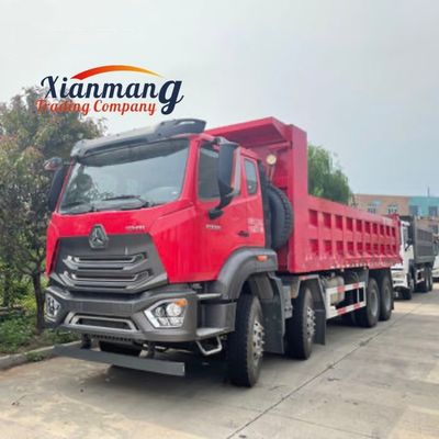 comprare 20 Cbm SINOTRUCK HOWO NX 8x4 Dump Truck 50 tonnellate Con Tarpaulin Hohan Legatura di alluminio ad alta capacità online manufacture