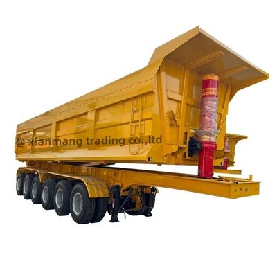 comprare 3/4 asse posteriore Semi-remorco, cilindro idraulico U Tipo 20 tonnellate 50 tonnellate camion di scarico con ribaltatore in vendita online manufacture