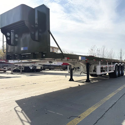 comprare Nuovo semirimorchio a tre assi da 12 pneumatici con sistema di frenatura antiblocco per il trasporto di container e merci online manufacture