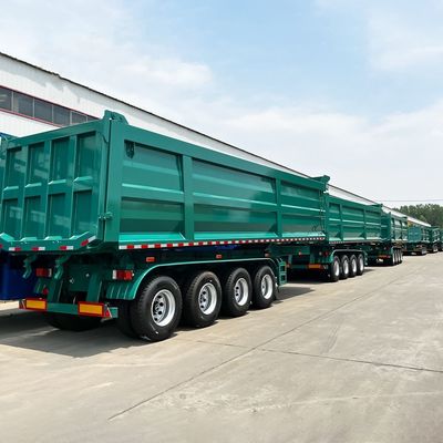 comprare 40 piedi 2/3/4/5/6 asse 40 tonnellate 60 tonnellate 70 tonnellate rimorchio posteriore tipper camion scarico semirimorchi online manufacture