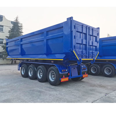 comprare Nuovo semirimorchio in acciaio da 4 assi da 60 tonnellate per rimorchi da 60 tonnellate per la costruzione e l'estrazione online manufacture
