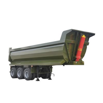 Un buon prezzo. 30ft 40ft Rear Dump Trailer per il trasporto di sabbia ghiaia, durezza acciaio Solid Selding Tipper Semi-trailer in linea