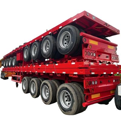 Un buon prezzo. 4 assi 3 assi 20ft 40ft Container a piatta telaio Semi-remorco Con serrature per container in vendita in linea