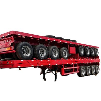 Un buon prezzo. Factory Customization 40ft Flatbed Semi Trailer 2 Assi 3 Assi 4 Assi Dolly Chassis del trattore per il collegamento in linea