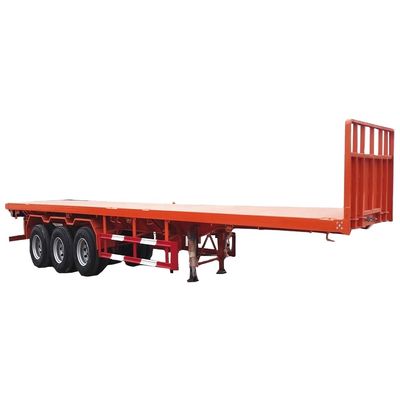 Un buon prezzo. Nuovo semirimorchio a tre assi a 12 pneumatici con capacità di carico di 30-60 tonnellate di container da 40 piedi in linea