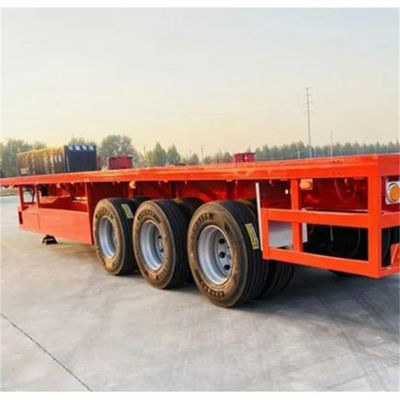 Un buon prezzo. 3 assi personalizzati 2 4 5 6 assi 40 ft 12.00R20 Container pneumatico Trasporto semirimorchio a letto piatto con carico massimo 30 tonnellate in linea