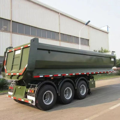 Un buon prezzo. 3 assi 4 assi 5 assi Dump Truck Semi-trailer Hydraulic Back Tip U-Bucket Trailer in vendita in linea