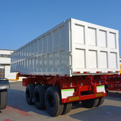 Un buon prezzo. 12 pneumatici a tre assi JOST E100 Semi-remorco a scarico con spessore della parete laterale di 6 mm e trasmissione a due velocità in linea